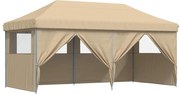 vidaXL Cort pentru Petreceri Bej 292 x 580 x 315 cm Material Oxford