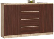 Comodă Koa (Stejar sonoma + wenge). 1069402