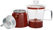 Ceainic roșu mocca din oțel inoxidabil 0,29 l La Cafetiere Verona - Kitchen Craft