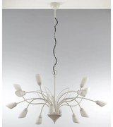 Jupiter 2062 - Candelabru pe lanț GLORIOSA 15xG9/14W/230V crem