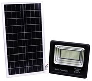 Proiector LED solar de exterior LED/40W/10V IP65 6000K + telecomandă