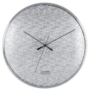 Karlsson 6005SI ceas de perete design argintiu,diametru 40 cm