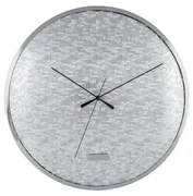 Karlsson 6005SI ceas de perete design argintiu,diametru 40 cm