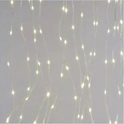 Ghirlandă LED pentru exterior, 300 LED, 8 funcții, 5,9 m, IP44, alb cald