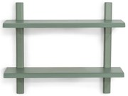 Raft verde prăfuit etajat din metal 60 cm Hola – Spinder Design