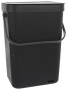 Coș de gunoi negru din plastic 10 l – Orion