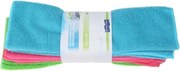 Lavete din microfibră Ultra Clean 30x30 cm – set 6 bucăți, multicolor, curățare eficientă