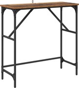 vidaXL Masă de consolă Lemn vechi 75 x 32 x 75 cm Lemn compozit