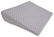 Perna antireflux cu husa bumbac detasabila 30x38 cm Kidizi Grey Dots