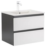 Dulap inferior Vario Forte 60 cu lavoar antracit-alb