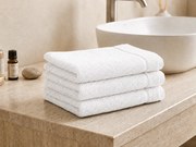 Prosop de maini Classic 30x30 cm alb, 100% bumbac