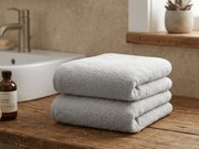 Prosop NORIELLE 50x90 cm gri deschis, 100% bumbac