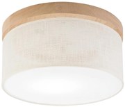 Plafonieră Brilagi BELLADONNA 1xE27/15W/230V d. 30 cm crem/stejar
