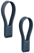 Clipsuri pentru prosoape albastre 2 buc. din silicon Loop – Zone