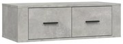vidaXL Dulap TV suspendat, gri beton, 80x36x25 cm, lemn compozit