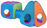 Cort pentru copii 3in1 Baby Mix portocaliu-albastru, 265 x 95 x 94 cm