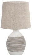 Veioză bej cu abajur textil (înălțime 35 cm) Ambon – Candellux Lighting