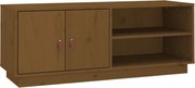 vidaXL Comodă TV, maro miere, 105x34x40 cm, lemn masiv de pin