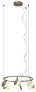 Lustra LED suspendata design modern SHELL 30W aurie