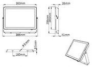 Proiector LED de exterior PROJECTLINE LED/150W/230V IP65 4000K Philips