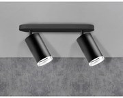 Spot pentru baie TURYN 2xGU10/10W/230V IP44 negru