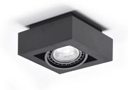 Spot aplicat directionabil de tavan/plafon NIKEA 1 ES111 negru