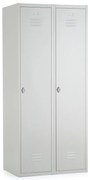 Dulap metalic, 80 x 50 x 180 cm, blocare cu rotire, gri deschis - ral 7035