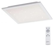 Plafonieră LED dimabilă STARRYFLAT LED/20W/230V Leuchten Direkt 14760-16 + telecomandă