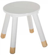 Scaunul pentru copii din lemn STOOL WHITE