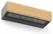 Aplica LED de exterior ambientala design modern IP65 DORO-13W lemn