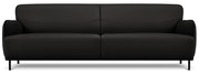 Canapea din piele Windsor &amp; Co Sofas Neso, 235 x 90 cm, negru