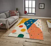 Covor, ASR CRPT-33 , 100x140 cm, Poliester, Multicolor