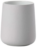 Suport pentru periuța de dinți gri deschis din porțelan Nova – Zone