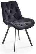 Scaun de bucaterie Ollie, negru