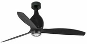 Lustra cu Ventilator si telecomanda MINI ETERFAN M LED negru mat