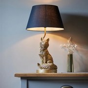 Lampă de masă Endon 106796 FOX 1xE14/6W/230V negru/alamă