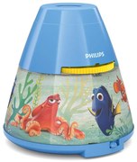 Philips 71769/90/16 - Lampa copii DISNEY FINDING DORY LED/0,1W/3xAAA