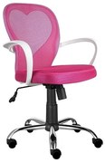 Scaun de birou Daisy roz