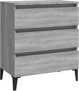 vidaXL Dulap, sonoma gri, 60x35x69 cm, lemn compozit