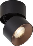 Spot aplicat modern negru GU10 50mm orientabil - Echo