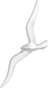 vidaXL Pereche de pescăruși 2 pcs Argintiu Aluminiu