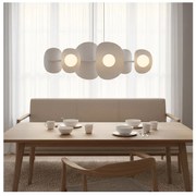 Candelabru pe cablu ELEMENTI 6xG9/8W/230V alb