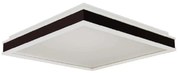 Plafonieră LED/18W/230V 4000K 35x35 cm negru