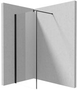Paravan de dus Deante Kerria Plus negru mat 90x200 cm