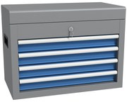 DURHAND Caisse boite à outils en metal cu 4 sertare și 1 blat superior, blocabil cu 2 chei furnizate, 2 mânere | Aosom Romania