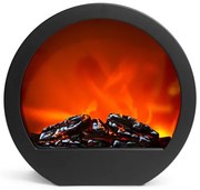 Decorațiune 7xLED/230V/4xAA șemineu