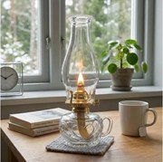 Brilagi - Lampă cu petrol MERLIN transparentă