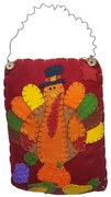 Perna decor toamna HAPPY HARVEST, Visiniu, 25x30cm