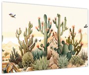 Tablou - Deșert, acvariu (90x60 cm)