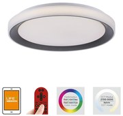 Leuchten Direkt 14659-18 - LED RGB Dimming Lustra de tavan LOLA LED/24W/230V + telecomandă